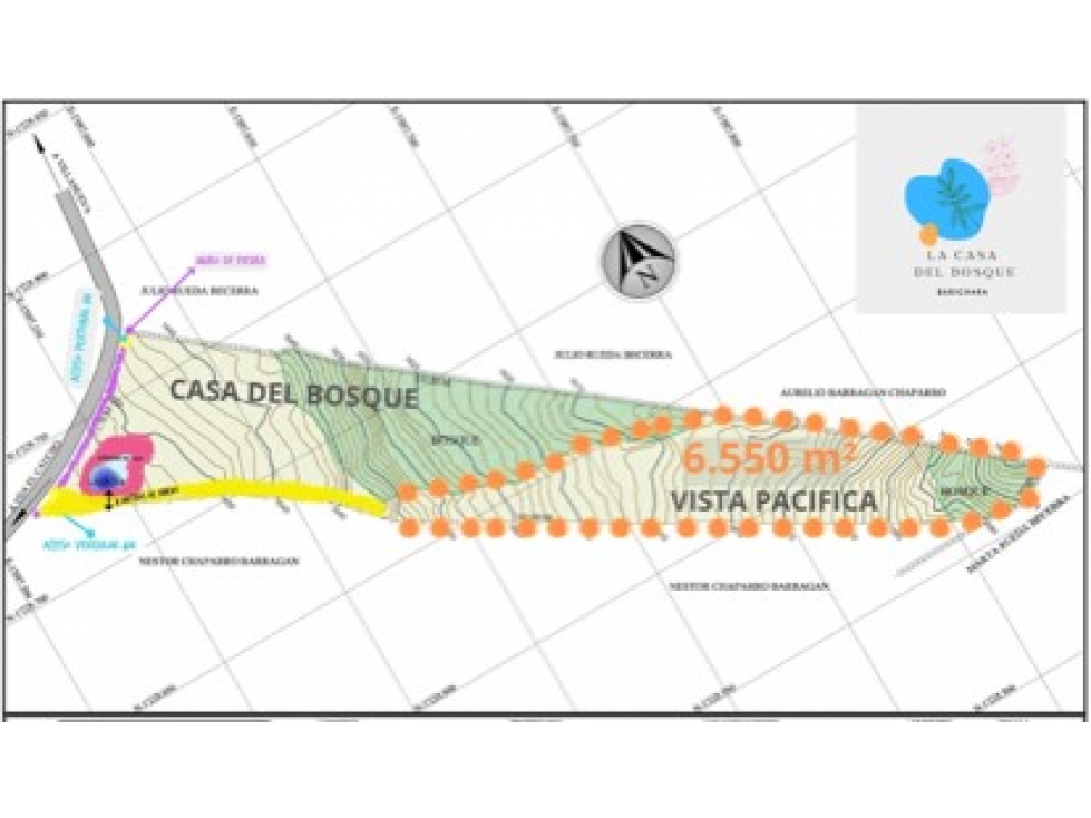 Parcela Casa del bosque Barichara Vda caucho