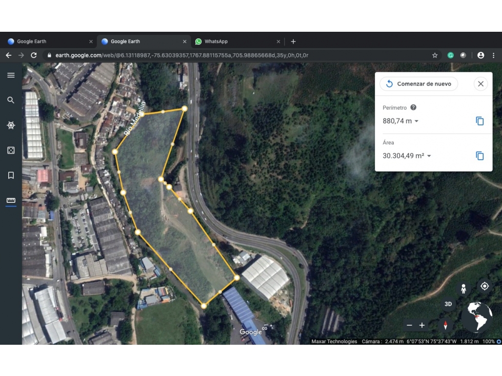 L-32 LOTE PARA CONSTRUIR en la Estrella, sobre la variante a Caldas