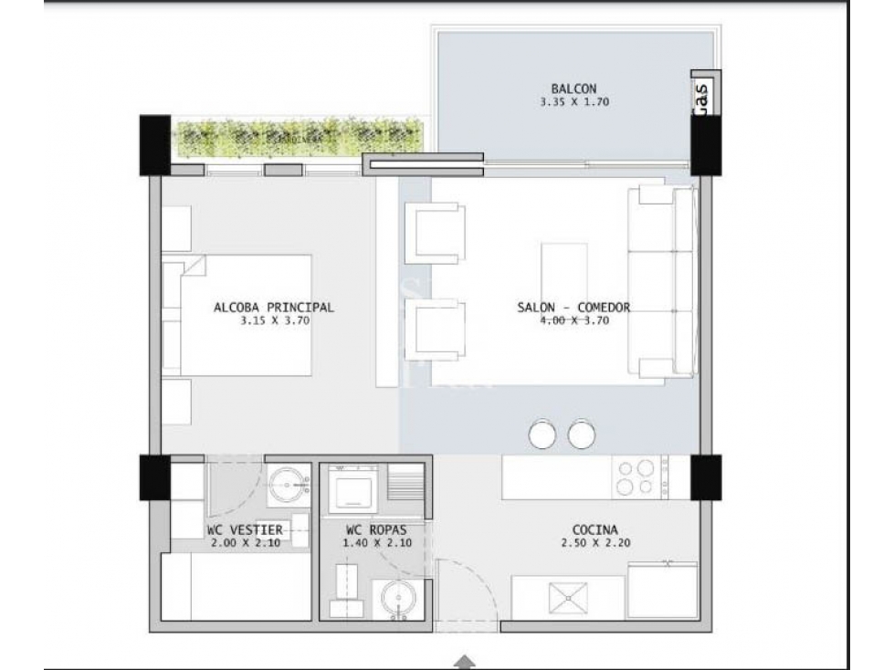 Apartamento para estrenar en El Retiro